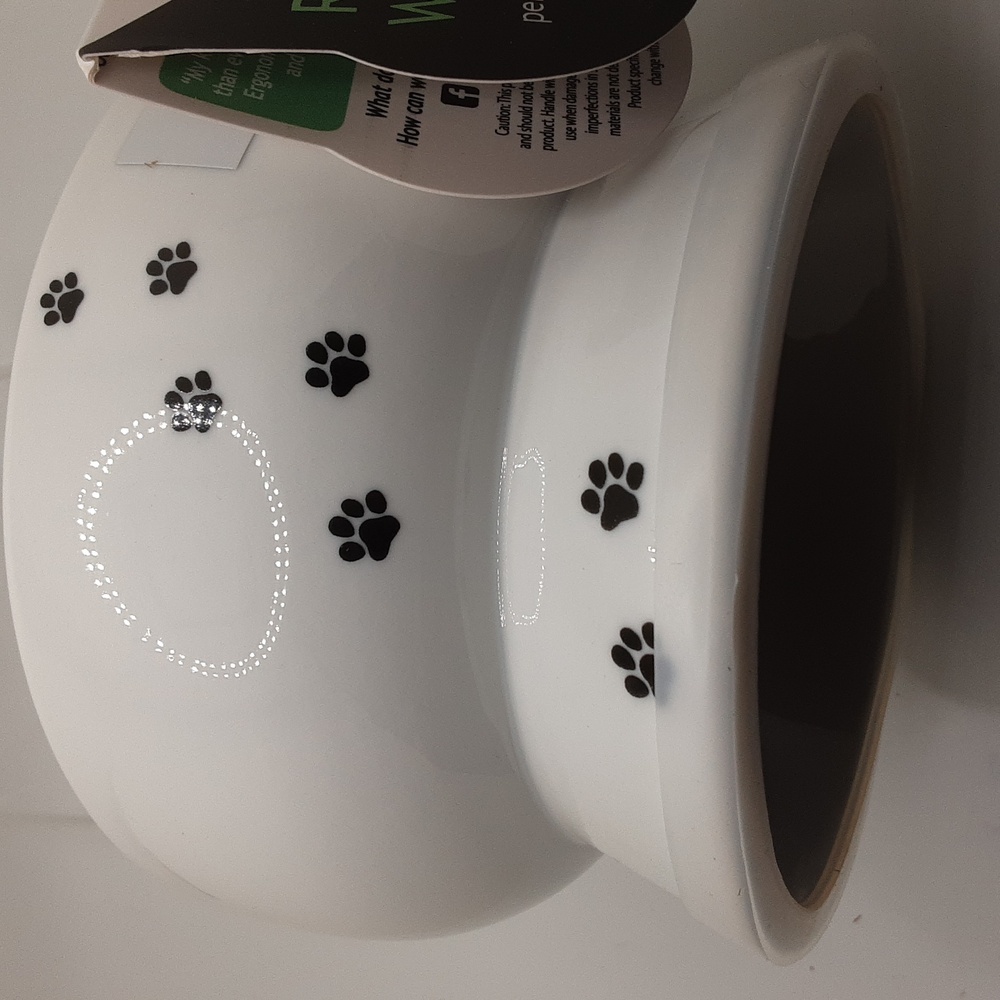 Neco Ichi Raised Cat Water Bowl - NWT & Food Bowl - EUC - Picture 5 of 13